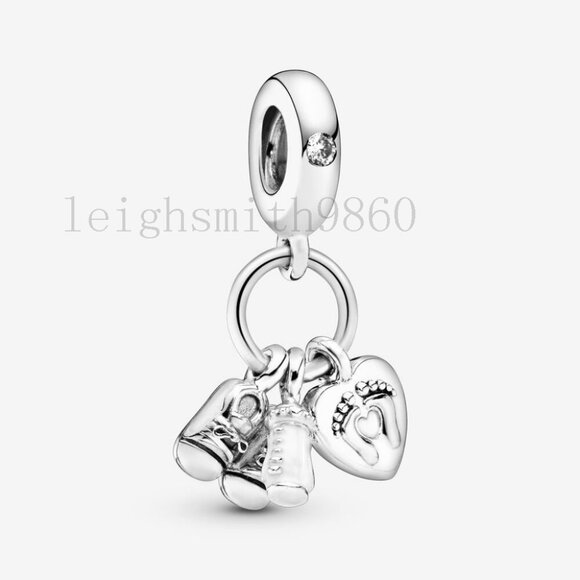 Pandora Baby Shoe Dangle Charm - Picture 1 of 1